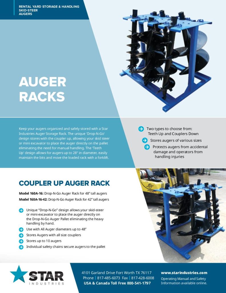 Auger Racks - Product Sheet