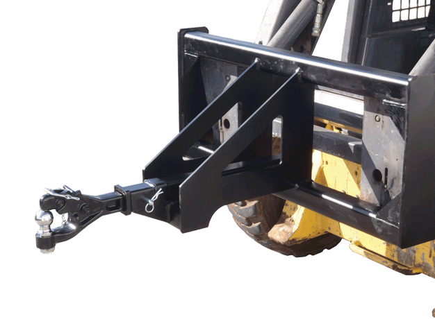 Use your forklift to move trailers and trailer mounted equipment