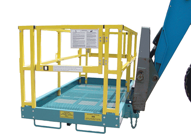 Work platforms are faster and cheaper than a scaffold