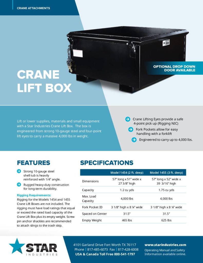 Lift Box - Product Sheet