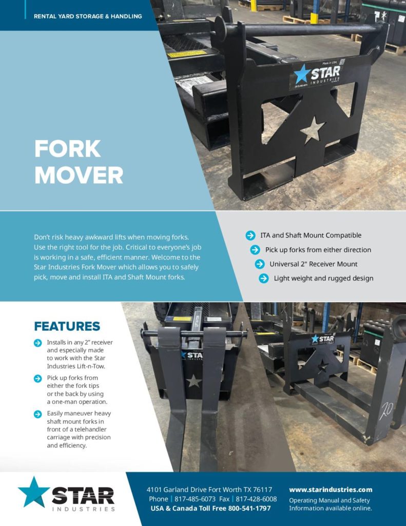 Fork Mover - Sell Sheet
